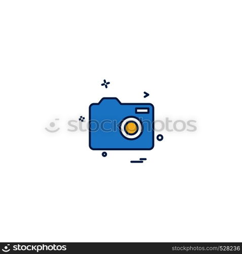 Camera icon design vector