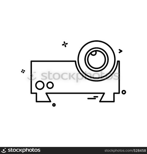 Camera icon design vector