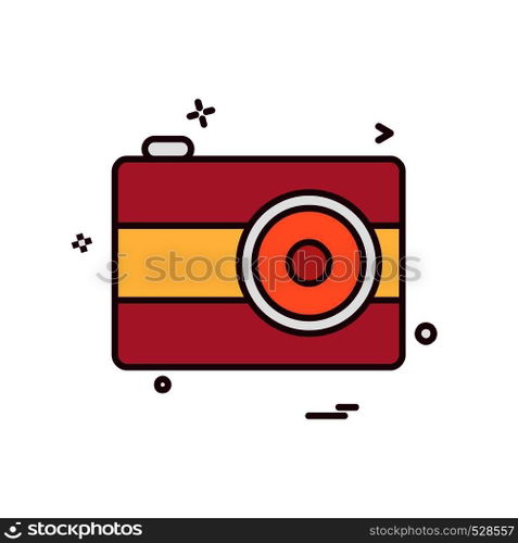 Camera icon design vector