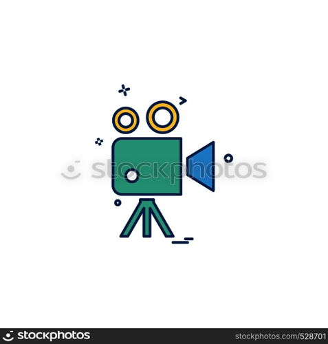 Camera icon design vector