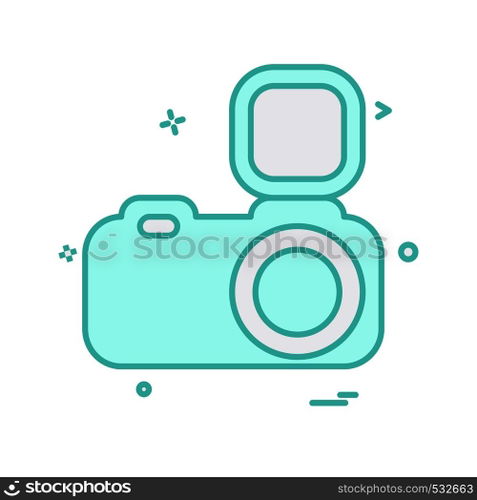 Camera icon design vector