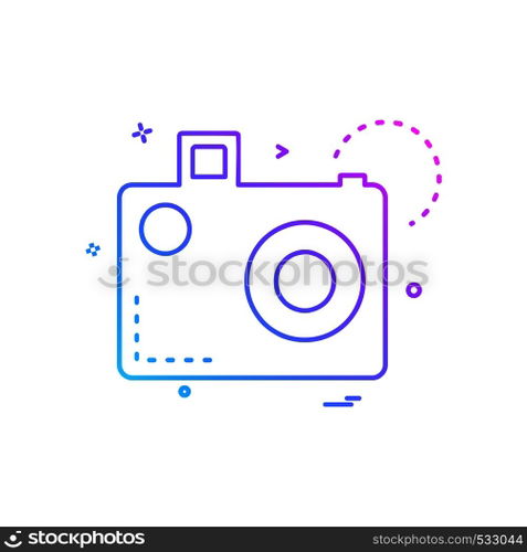 Camera icon design vector