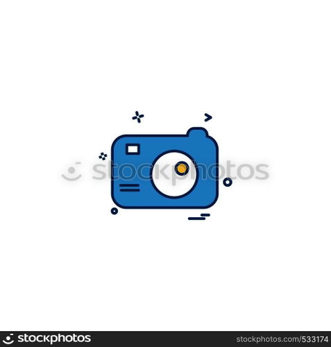 Camera icon design vector