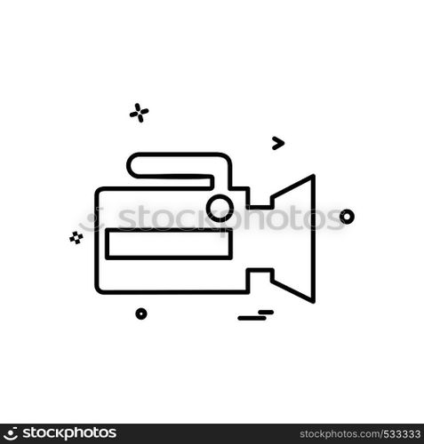 Camera icon design vector
