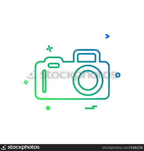 Camera icon design vector