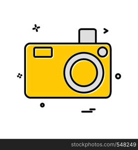 Camera icon design vector