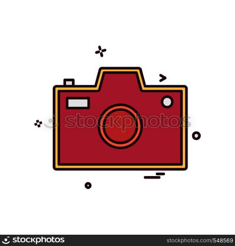 Camera icon design vector