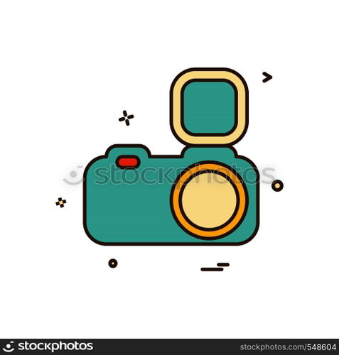 Camera icon design vector
