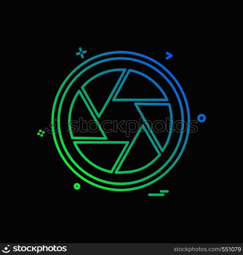Camera icon design vector