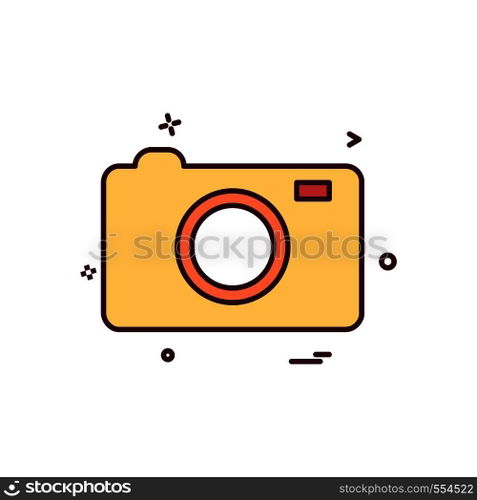 Camera icon design vector