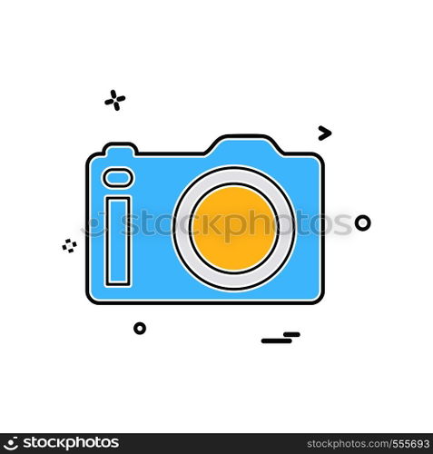 Camera icon design vector