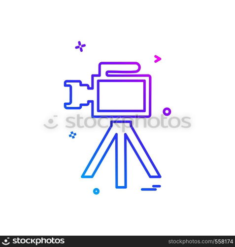 Camera icon design vector