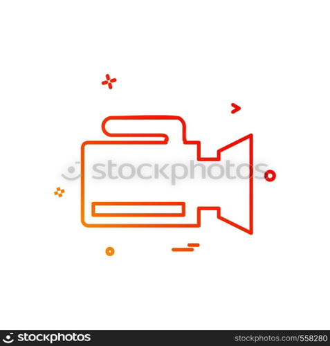 Camera icon design vector