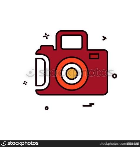 Camera icon design vector