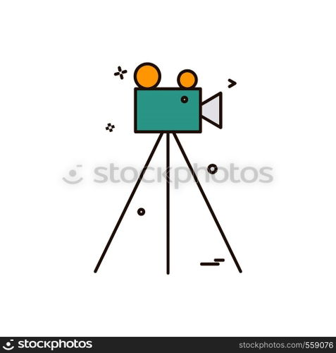 Camera icon design vector