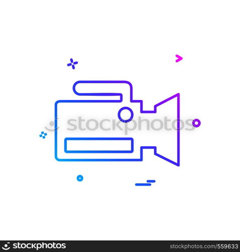 Camera icon design vector