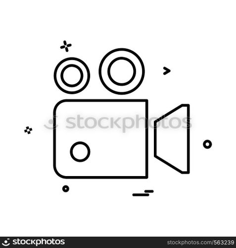 Camera icon design vector