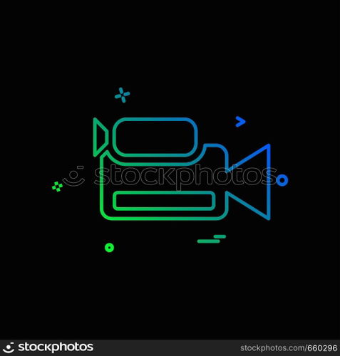 Camera icon design vector