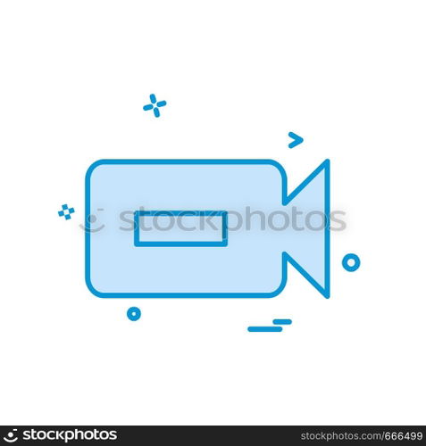 Camera icon design vector