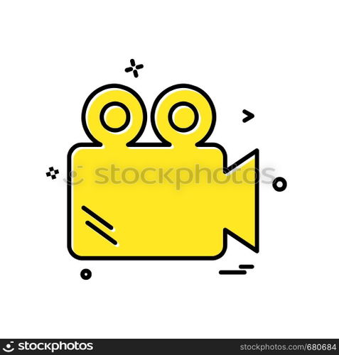 Camera icon design vector