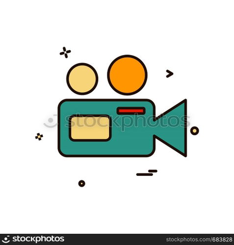 Camera icon design vector