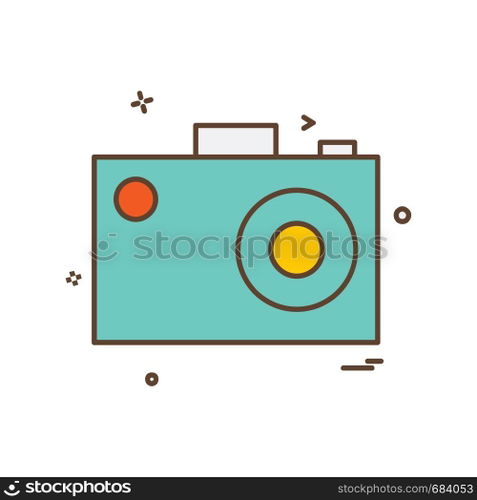 Camera icon design vector