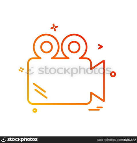 Camera icon design vector