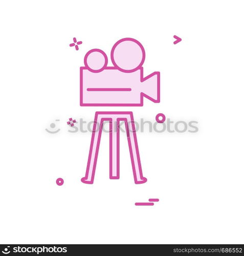 Camera icon design vector