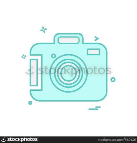 Camera icon design vector