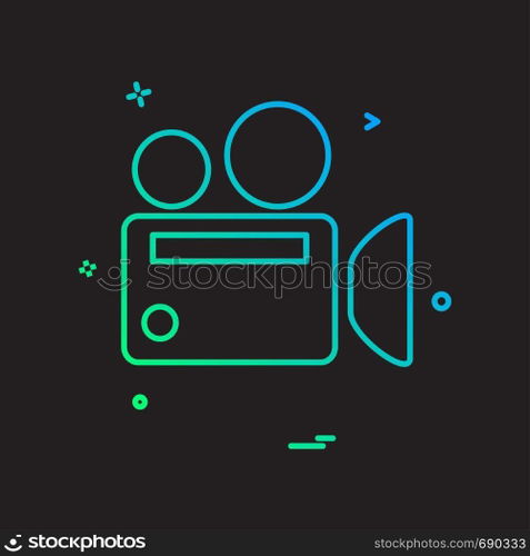 Camera icon design vector