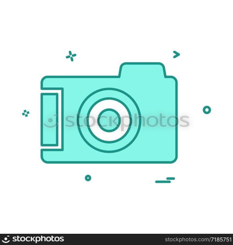 Camera icon design vector