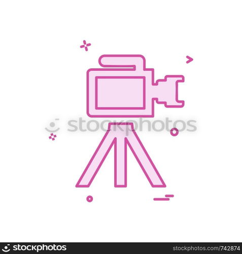 Camera icon design vector