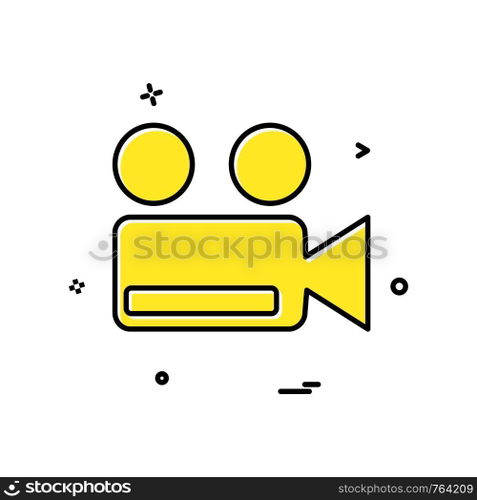 Camera icon design vector
