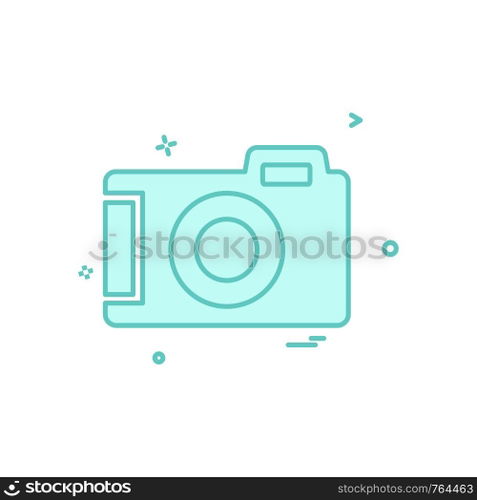 Camera icon design vector