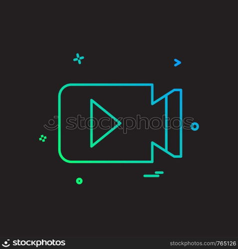 Camera icon design vector
