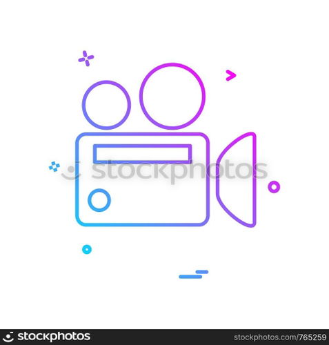 Camera icon design vector