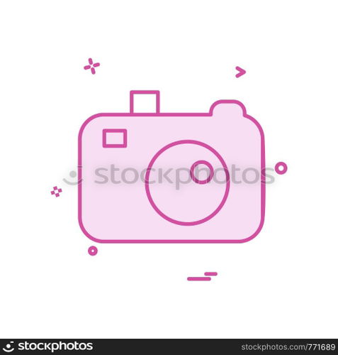 Camera icon design vector