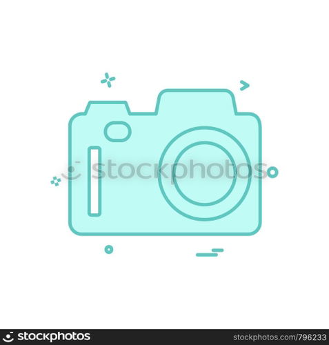 Camera icon design vector
