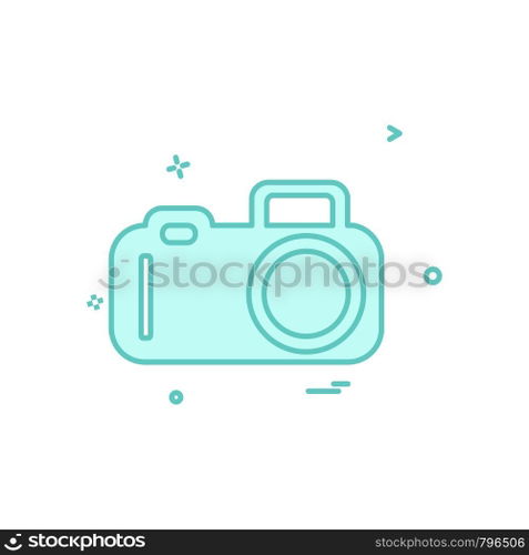 Camera icon design vector