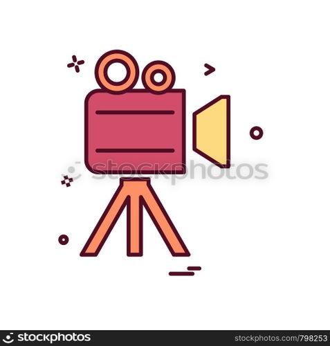 Camera icon design vector