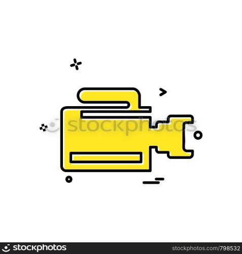 Camera icon design vector