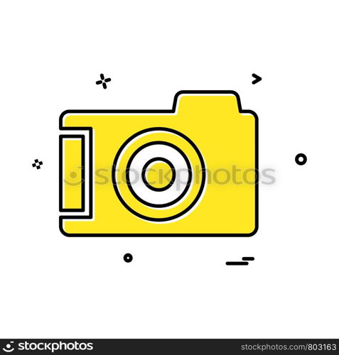 Camera icon design vector