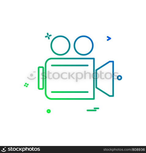 Camera icon design vector