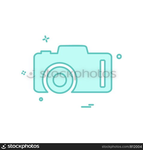 Camera icon design vector