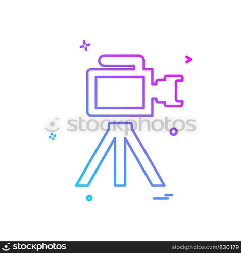 Camera icon design vector