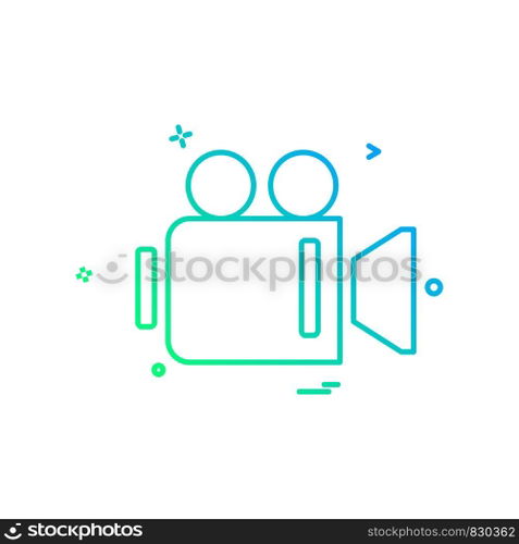 Camera icon design vector