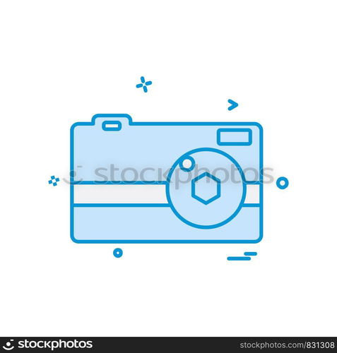 Camera icon design vector