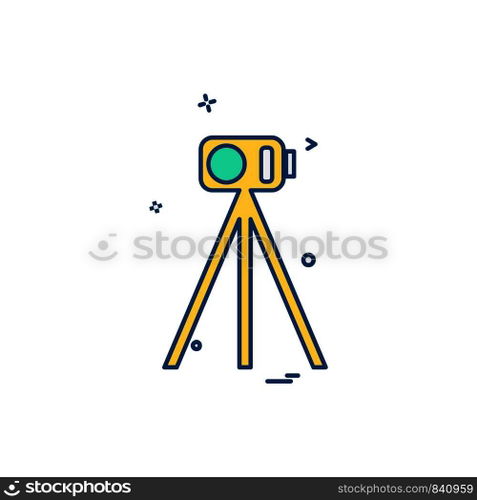 Camera icon design vector