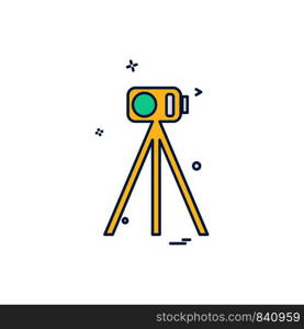 Camera icon design vector