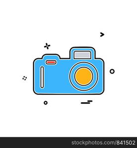 Camera icon design vector